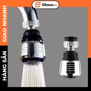 Đầu vòi tăng áp Đầu vòi tăng áp rửa bát 3 chế độ phun cực mạnh xoay 360 độ bằng nhựa ABS