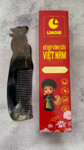 [BST 12 Con Giáp] Lược Sừng Mỹ Nghệ Limoki – Thỏ Ngọc