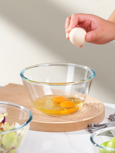 Baking Pan 3PCS 1L/1.6L/2.2L/3L Rectangular Glass Baking Tray Oven Bakenware Microwave Safe Rect Glass Baking Dish Salad Bowl Lunch Box 耐热烤盘烤箱碟 烤盘 沙拉碗 饭盒