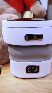 Portable Washing Machine 12L Small Foldable Spin Dryer Mini Laundry for Socks Underwear Home Shop Lightweight and Efficient