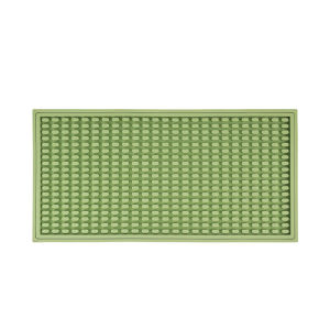 Watchget Rectangular Water Drainage Mat Coffee Machine Bar Desktop Wine Glass Milk Tea Filter Water Anti-slip Handle Italian Style