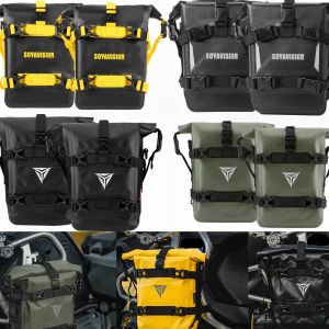 Waterproof Bag Repair Tool Placement Bag For BMW R1200GS HONDA Suzuki DL650 V-Strom Motorcycle Accessories Frame Crash Bars Bag
