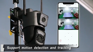 V380 กล้องวงจรปิดคู่เลนส์กล้องวงจรปิด WIFI สมาร์ท Full HD 8MP เสียงสองทิศทางสีวิสัยทัศน์กลางคืนกีฬากล้องรักษาความปลอดภัย IP กลางแจ้ง