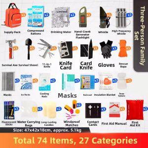 AL-NASR | Disaster Preparedness Kit Emergency Rescue Pack Full Survival Set