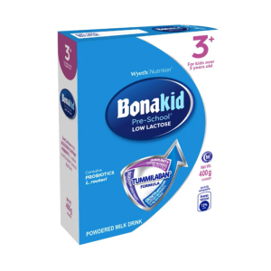 BONAKID PRE-SCHOOL 3+ LOW LACTOSE 400g for Children Over 3 Years Old Powdered Milk Drink