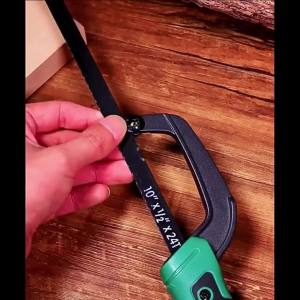  Mini Hacksaw Set With 11pcs Blades Portable Saw for Wood Plastic Metal Acrylic Cutting DIY Woodworking Hand Tools