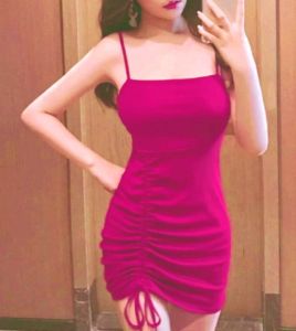 DRESS//tali serut//Korean//tali bahu fantastis