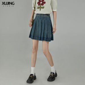 Chân Váy Jeans Skinny Cao Bụng Vintage