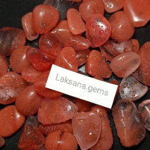 Batu Kucubung Karang Merah Super Langka/ Bahan Tumbler Kucubung Karang Merah ( Cherry Quartz) / Bahan Natural HQ