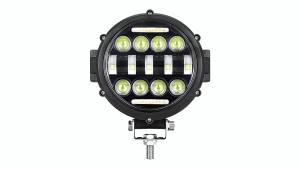 7-inch 60w Round Led Lights Spotlight Super Bright Offroad LED Work Light Bar Adjustable Mounting Bracket Daytime Running Light