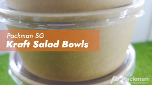 Kraft Paper Soup Bowl oil & grease resistant 13 sizes 50PCS disposable bowl for restaurant cafe hawker catering service