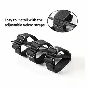 Dây Đeo Giữ Bình Chữa Cháy Trên Thanh Chống Lật Xe Hơi Có Thể Điều Chỉnh Dành Cho Jeep Wrangler TJ JK JL 1997-2018 Màu Đen/đỏ Chất Liệu Nylon Bộ 1/2/4 Cái