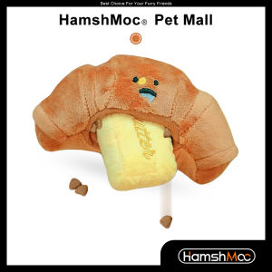 HamshMoc Dog Toy Squeaky IQ Sniffing Training Pet Toys Food Bowl Slow Eating Interactive Puzzle Snuffle Game Feeder