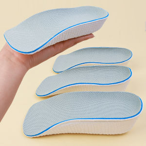 Invisible Height Increasing Half Insole Orthopedic Foot Sole Pad Men Women Arch Support Light Weight Breathable Insoles