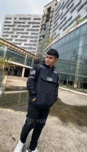 Jaket Cagoule Outdoor Snowboard Pria | Windbreaker Jaket Parasut Pria Hoodie Halfzip Kantong Doraemon