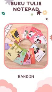 BUKU TULIS MINI MOTIF KARTUN /  NOTE BOOK MINI / CARTOON MINI BOOK / NOTEPAD