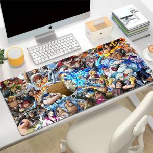 Bandai | One Piece Anime Desk Mat Large Rubber Gaming Mouse Pad With 2MM Stitched Edge Non Slip Design