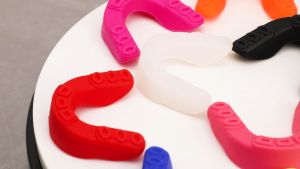 ยางกันฟันนักมวย ป้องกันฟัน สําหรับผู้ใหญ่ และเด็ก เล่นเทควันโด บาสเก็ตบอล ฟุตบอล ชกมวย ซานด้า ชกมวย