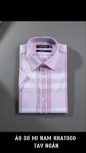 Áo sơ mi tay ngắn Khatoco (M-2XL)