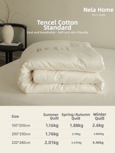 NELA HOME | 99 Tencel Cotton Soybean Fiber Thick Winter Quilt All-Season