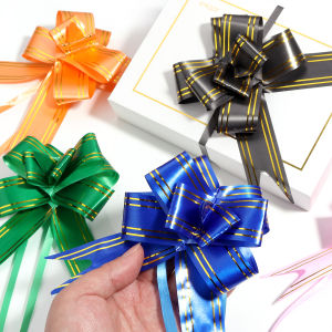 20pcs/lot Colorful Pull Flower Bow Knot Gift Packaging Bow Pull Bow Gift Ribbons For Birthday Wedding Party DIY Home Decoration