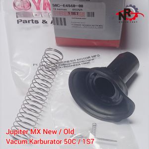 Karet Vacum Karburator Assy Jupiter MX Vakum Karbu Karburator Piston Assy Jupiter MX 135 New Old Lama 50C 1S7 50C-E4940-00
