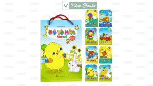 Sách - Bé Tô Màu Nhà Trẻ - Song Ngữ Anh Việt ( 8 Cuốn )