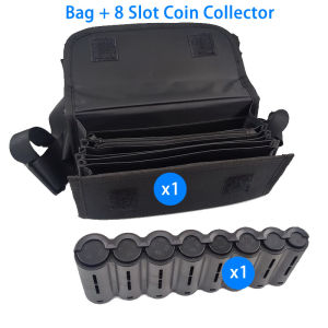 Multi Pocket Waist Bag Wallet With Euro Coin Dispenser Waiter Purse Coin Organizer For Waitress Server Cashier Change