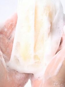 Kantong Jaring Halus Pembuat Busa Sabun Batang Cair / Bubble Net Jaring Sabun Mandi Multifungsi