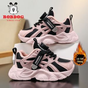 Bobdog | Giày Thể Thao Cho Bé Gái Lót Nỉ
