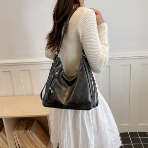 FQ1 Trendy and fashionable backpack for women Korean versatile niche high-end shoulder bag QF1