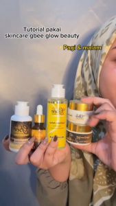 Promo Paket Gbee Glow Beauty skincare mencerahkan Melembabkan spf 30pa++ dan hasil glowing bpom