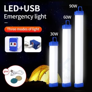 MEIANVU【Buy 1 Take 1】Rechargeable LED Light: 30W 60W 90W Options | Emergency Lighting Portable Design Energy-Saving Features Christmas Lights