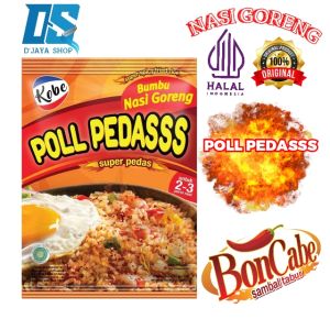 KOBE BUMBU NASI GORENG POLL PEDAS/SUPER PEDAS 20g