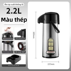 Fuguang | Bình Giữ Nhiệt Dung Tích Lớn Bơm Tay