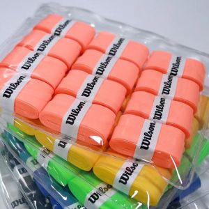 Wilson | 15/30PCS Wilson Sticky feel Tennis Racket Overgrip 0.65MM durable Badminton Sweatband Overgrips squash racket overgrips