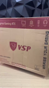 Vỏ Case Máy Tính VSP Gaming FA05 Đen/Trắng + 4Fans Led