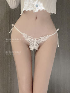 เซ็กซี่ ลูกไม้ Hollow Out Thin Low เอว ชุดชั้นใน ผู้หญิง กางเกงใน Pure Desire Core กางเกงชั้นในหญิง สไตล์ญี่ปุ่น อินเทรนด์ สามเหลี่ยม กางเกง