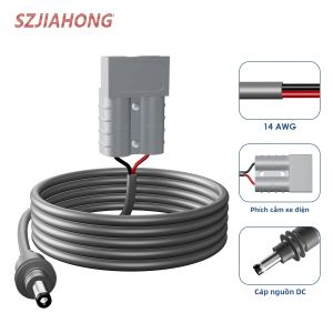 Dây Nối Dài Chống Thấm Nước Cho Đầu Nối Anderson 50A 600V Với Cáp DC Đầu Nối Starlink Mini Sang Cáp Nguồn DC Cho Đầu Thu Truyền Hình Vệ Tinh