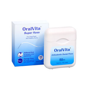 50m/Roll Orthodontic Expanded Dental Floss Fluffy Floss Thread for Braces Oral Care Toothpick Cleaning Wire Interdental Cleaner