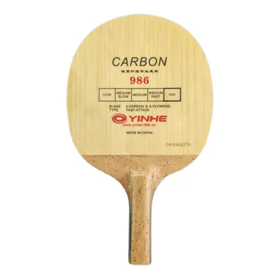 Original YINHE 986 Carbon Table Tennis Blade (Korea Type Fast Attack) Japanese Penhold JS Handle Racket Ping Pong Bat Paddle