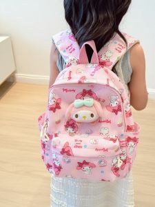 Mini School Backpack for Children Traveling Outdoors Dual Shoulder Bag Little Bé Gáis Backpack Canvas Material Soft Lightweight