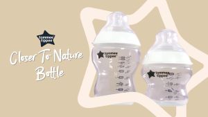 Tommee Tippee Closer To Natural Feeding Bottle Wide Neck PPSU Baby Milk Bottle 2-Pack 260ml
