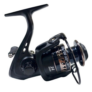 Limnoid Spinning Reel 14BB 5.2:1 Gear Ratio CNC Aluminum Spool Max Drag 10KG Lightweight Fishing Reel for Freshwater Saltwater
