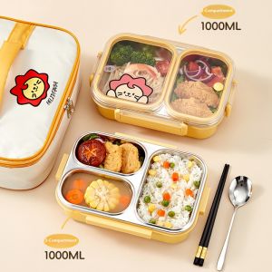 WODEBAIHUI | Insulated 304 Stainless Steel Bento Box