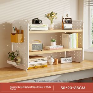 WEIAI | Desk Organizer Mounting Board with Accessories for Bookshelf Storage No Drilling Required