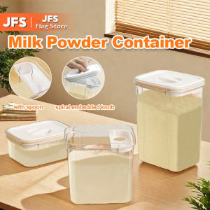 JFS Airtight Milk Container with Scoop Bottle powder Organizer Storage Box Food Sealed Canister Baby Food Storage