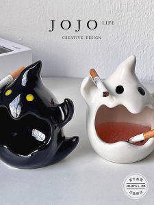 Đĩa Đựng Thuốc Lá Ma Quái Hoạt Hình Halloween JOJOS L. PD Phiên Bản Đồ Trang Trí Hiện Đại Đơn Giản Đĩa Đựng Thuốc Lá Bằng Gốm Sứ