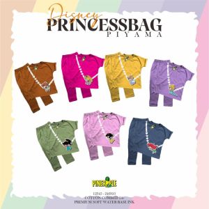 Pajamas Princess Bag - Setelan Baju Tidur Bayi / Pajamas Anak 0-4 Tahun by Pineapple Kids