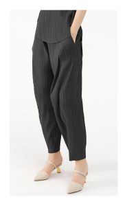 ** Giá đặc biệt ** quần xếp li Miyake của phụ nữ